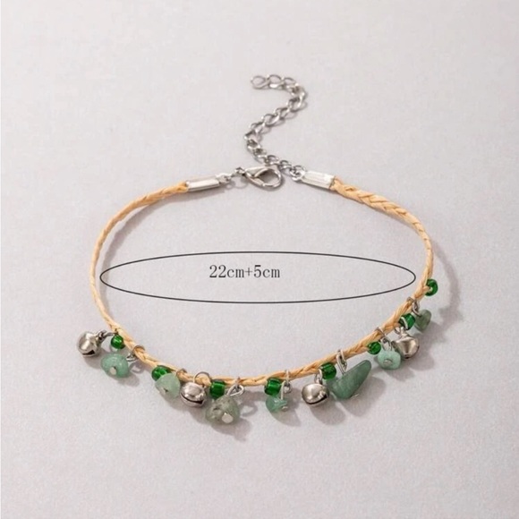 WOVEN ROPE ANKLE BRACELET - Picture 4 of 4